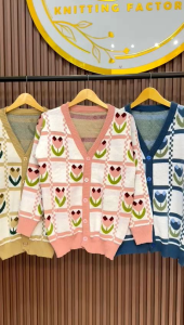 TULIP CARDIGAN / CARDIGAN RAJUT PREMIUM / KNITWEAR PREMIUM