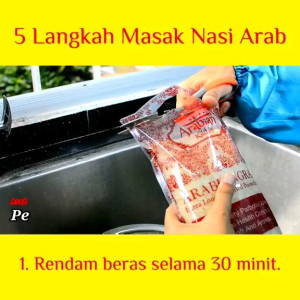 BERAS + PES NASI ARAB YEMENI MENDHI ARABIAN KITCHEN (Exp:2026)