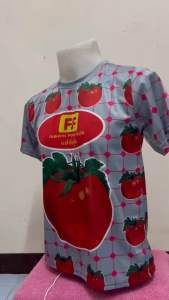 ขนม เสื้อคอกลม ผ้ากีฬา