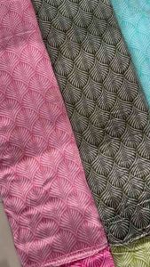 Kain rayon meteran motif kipas/ kerang (1meter)