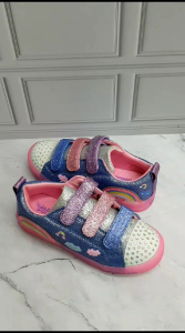 SKECHERS TWINKLE TOES ANAK BISA NYALA - SKECHERS TWINKLE TOES ANAK