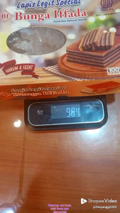 Lapis Legit 900 gram spekuk premium Bunga Iffada