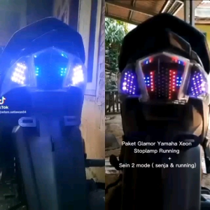 paket glamor stoplam running yamaha XEON GTXEON RCXEON KARBU MODE 8 & 10