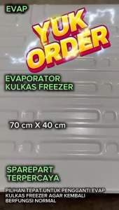 Evaporator/Evap/Epap Kulkas 1 satu pintu LG Ori 70 x 40cm berkwalitas