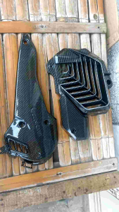 cover radiator dan list cvt pcx 160 karbon