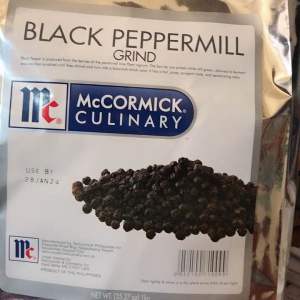 Mc Cormick Black Peppermill Grind 1kg