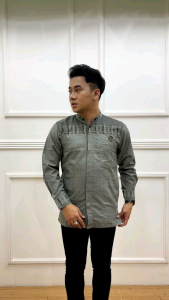 Terlaris Baju Koko Pria Lengan Panjang Motif Songket