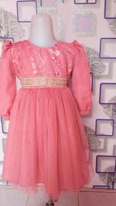 promo gamis anak terbaru gamis tule premium untuk usia 1-6 tahun