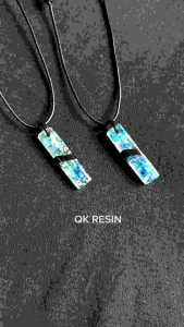 GLOW IN THE DARK / Nyala dalam gelap/ kalung keren viral / kalung pria dan wanita QK RESIN