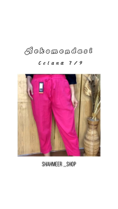 Celana Haruka 7/9 Crinkle Linen Terbaru
