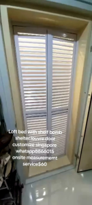 Loft bed customize for helper room/bomb shelter/store room/unity room