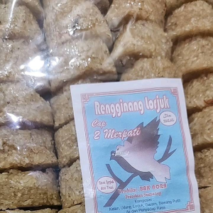 (Sakera) Rengginang 2 merpati Besar 40pcs