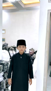 TERLARIS!! Jubah Anak Polos/Gamis Anak Polos /Jubah Sultan Anak Laki-Laki/Gamis Sultan Anak Laki-Laki Lengan Panjang 1-14 Tahun