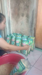 Benih padi simbok kemasan 1kg si tahan rebah