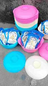 lagi viral beli 5 garam dapur cap segi tiga 5 kemasan 100 gram gratis 1 mangkok PLASTIK