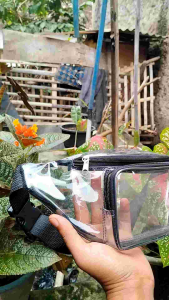 Tas Pinggang pria/wanita Waistbag Tas Transparan