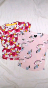 💖Ready Stock💖Kids Girls Premium Cotton T-shirts/Top (KT) 女童优质白搭上衣