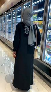 Stella Setelan Tunik Rok Jumbo LD 120 One Set Wanita Muslimah