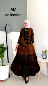 Gamis Rayon kancing Hendmode