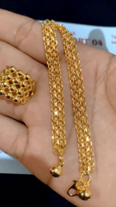 GELANG TIKAR VIRAL FREE CINCIN MEDAN MOTIF EMAS24K PASTI NYA AWET DAN TIDAK BERUBAH SEPU KUAT SUDAH ADA SURAT PEHIASANYA