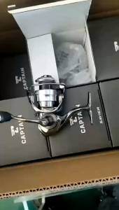 Reel CAPTAIN SAVIER 1500 2500 3500 4500 Silver Chrome - Power Handle