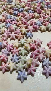 100 pcs smile star beads for diy jewelry accessories mix colors size 7 or 10 mm