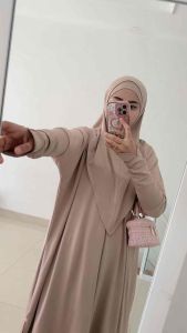 ONE SET 4 IN 1 ABAYA SERIES MADINAH | TUNIK BATWING + ROK SWING + HIJAB INSTANT + INNER HIJAB | SET BAJU ANAK | GAMIS ANAK UMROH | SETELAN MALAYSIA | ROK TUNIK MELAYU I ABAYA TURKEY