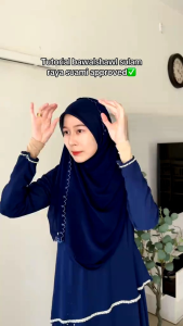 Bawalshawl sulam mawar tudung labuh 2 meter (adjustable freesize fit to 60) mudah bentuk