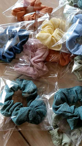 Tali rambut crunchy CHY-POLOS ikat rambut Korea Cepol Ziwaku