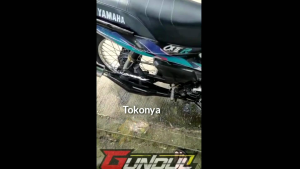 Knalpot racing yamaha alfa aitech suara mirip ninja 2tak garing