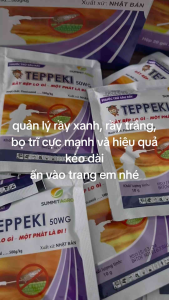 TEPPEKI 50WG - Chuyên Trừ Rầy Xanh Rầy Phấn Trắng Bảo Vệ Cây Trồng Trong Vòng 20 ngày- Gói 10g