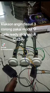 Modul Telolet Basuri 3 Corong 17 Nada Lagu 12V 24V