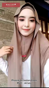 PASMINA INNER JERSEY NUTUP LEHER | PASMINA PREMIUM NUTUP LEHER INSTAN