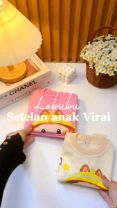 SETELAN ANAK PEREMPUAN CELANA PANJANG UNTUK USIA 6BLN -5TAHUN