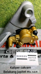 kaliper assy caliper cakram belakang pala babi motor jupiter mx new