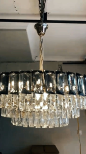 Good jaya lighting lampu Gantung Crystal Modern Import 80cm - Desain Elegan & Dimensi Pas untuk Ruangan Anda - 202