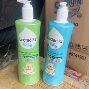 [CHÍNH HÃNG] Sữa tắm gội cho bé Lactacyd Baby 500ml ngừa rôm sẩy hàng mới