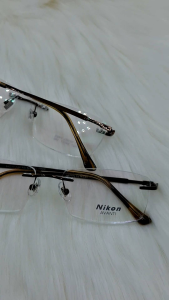 กรอบแว่นตา nikon nc1427 เจาะกรอบ ขาไม่สปริง