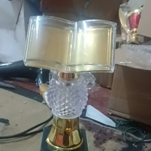 piala Figur buku body kristal tinggi