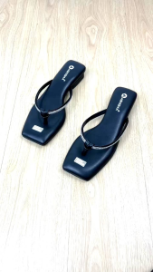 Rmoda - Sendal Jepit Heels 3cm Wanita Tali Gliter Mutiara GN 106