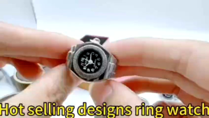 Jam cincin pria wanita jam mini unik untuk jari jam hidup sama seperti jam tangan umumnya.