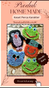 Keset Perca Berkualitas Tinggi & Desain Unik