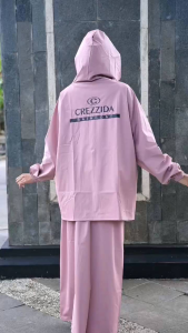 JAS HUJAN SETELAN CREZZIDA JAKET ROK WARNA TERBARU