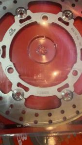 RCB STEEL FLOATING BRAKE DISC E2 PLUS SERIES 260mm SILVER W/ BRACKET NMAX/AEROX
