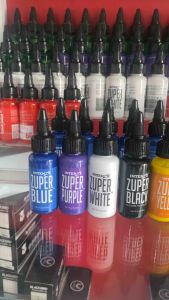 7 mầu mực xăm trung cấp trong xăm hình