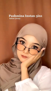PASMINA OVAL INNER YANG LAGI VIRAL / PASHMINA NINJA LAGI TREND / PASHMINA TUTUP LEHER TERBARU