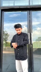 Baju Muslim Koko kemeja sultan Embos pria dewasa