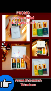 Promo Parfum Sholat Kasturi Al Oud & Arabian Oud: 1 Box Isi 3 Varian Non Alkohol