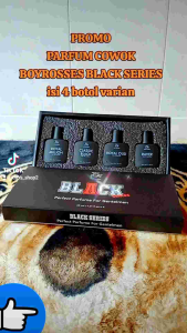 promo parfum black  series isi 4 varian 35 ml parfum cowok segar istimewa tahan lama parfum pria