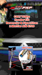 COLT T120ss Header 432 Resonator Pipa Lilitan